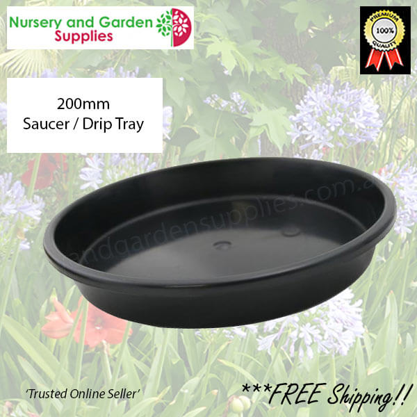 Plastic Plant Pots & Saucers - FREE SHIPPING