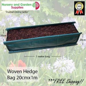 Woven Hedge Bag 20x100 - for more info go to nurseryandgardensupplies.com.au