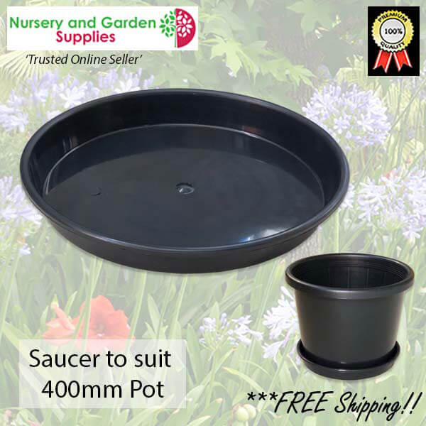 Saucer to suit 400mm Pot - for more info go to nurseryandgardensupplies.com.au