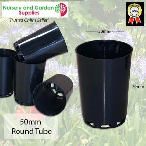 50mm Round Seedling Tube - for more info go to nurseryandgardensupplies.com.au