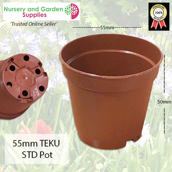 55mm Teku Standard Pot - for more info go to nurseryandgardensupplies.com.au