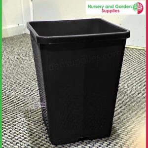 183mm Square Pot black